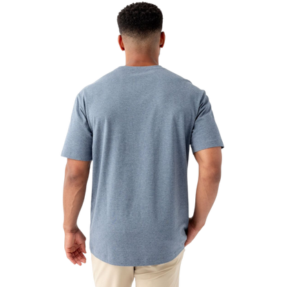 Man in olive tee with white background |Color:Olive
