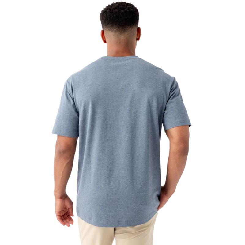 Man in olive tee with white background |Color:Olive