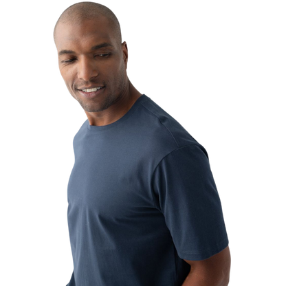 Man in olive tee with white background |Color:Olive