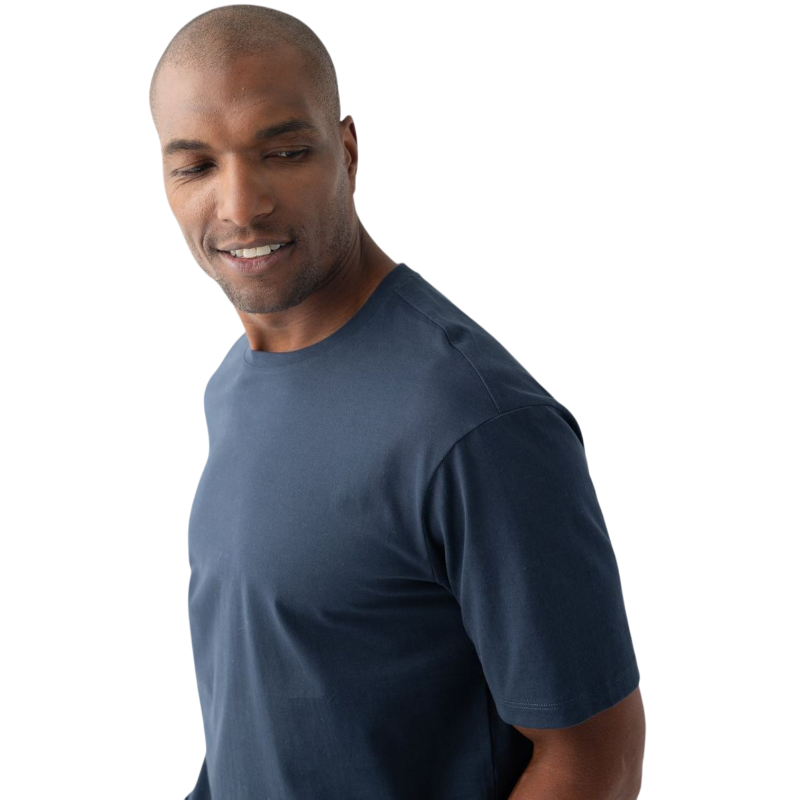 Man in olive tee with white background |Color:Olive