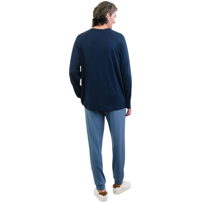 Cozy Earth Men's Bamboo Stretch-Knit Long Sleeve