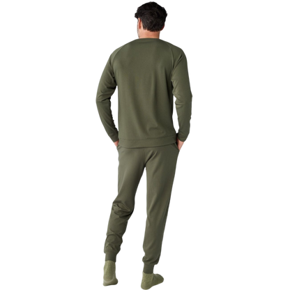 Cozy Earth Men's Ultra-Soft Bamboo Pullover Crew