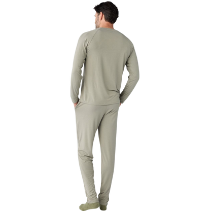 Cozy Earth Men's Bamboo Stretch-Knit Long Sleeve