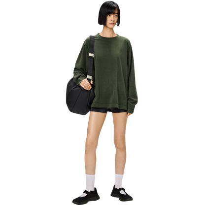 RAINS Addis Fleece Crewneck