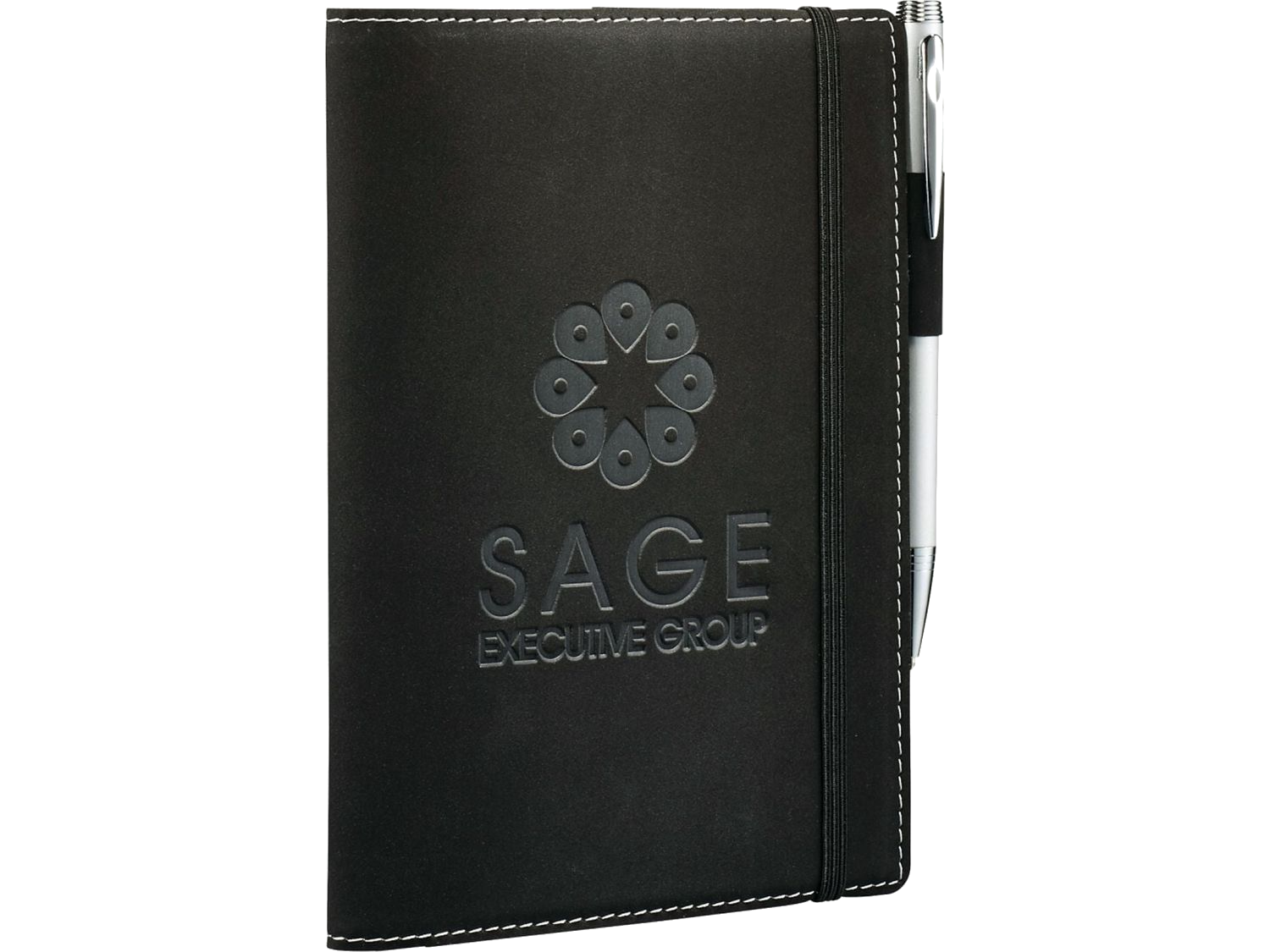 5.25’’ x 7.5’’ FSC® Mix Revello Refillable Journal - Black - Refillable Journals