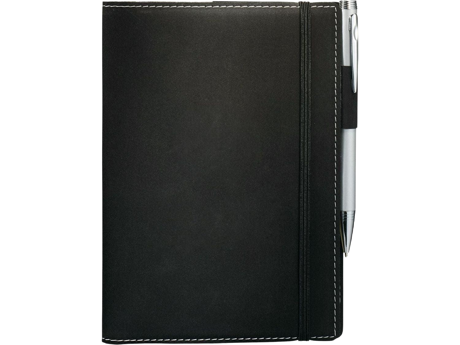 5.25’’ x 7.5’’ FSC® Mix Revello Refillable Journal - Black - Refillable Journals