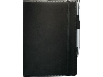 5.25’’ x 7.5’’ FSC® Mix Revello Refillable Journal - Black - Refillable Journals