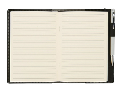 5.25’’ x 7.5’’ FSC® Mix Revello Refillable Journal - Black - Refillable Journals