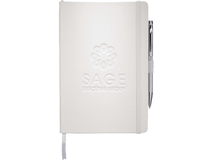 5.5’’ x 8.5’’ FSC® Mix Nova Bound Journal by JournalBooks® - White - Office