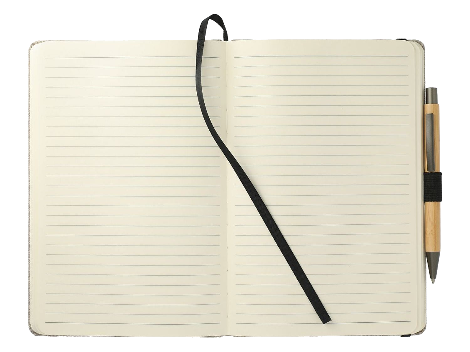 5.5’’ x 8.5’’ Recycled Cotton Bound Journal Set - Natural - Journal Sets