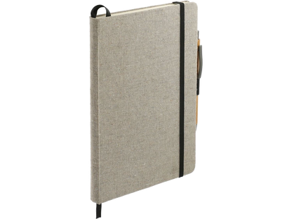 5.5’’ x 8.5’’ Recycled Cotton Bound Journal Set - Natural - Journal Sets