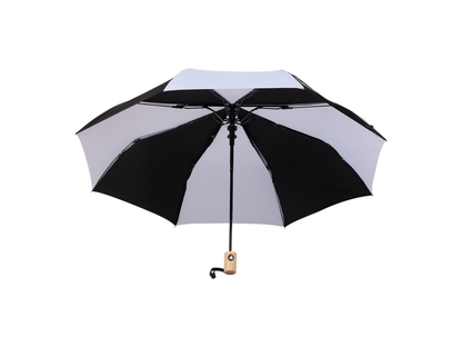 42" Recycled Folding Auto Open Umbrella