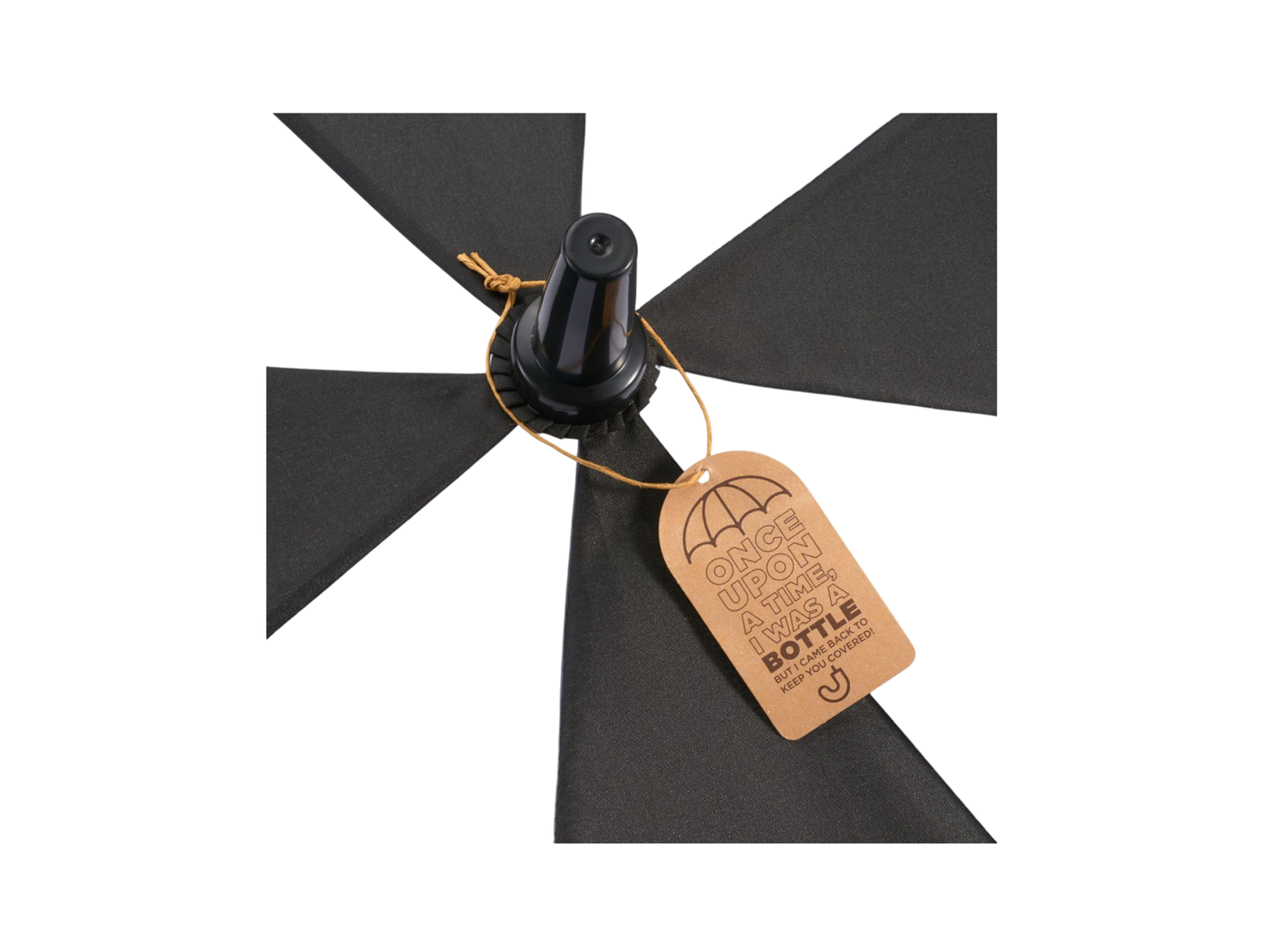 58" Recycled Golf Umbrella with Wooden Handle