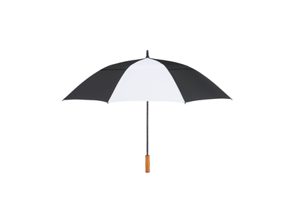 58" Recycled Golf Umbrella with Wooden Handle