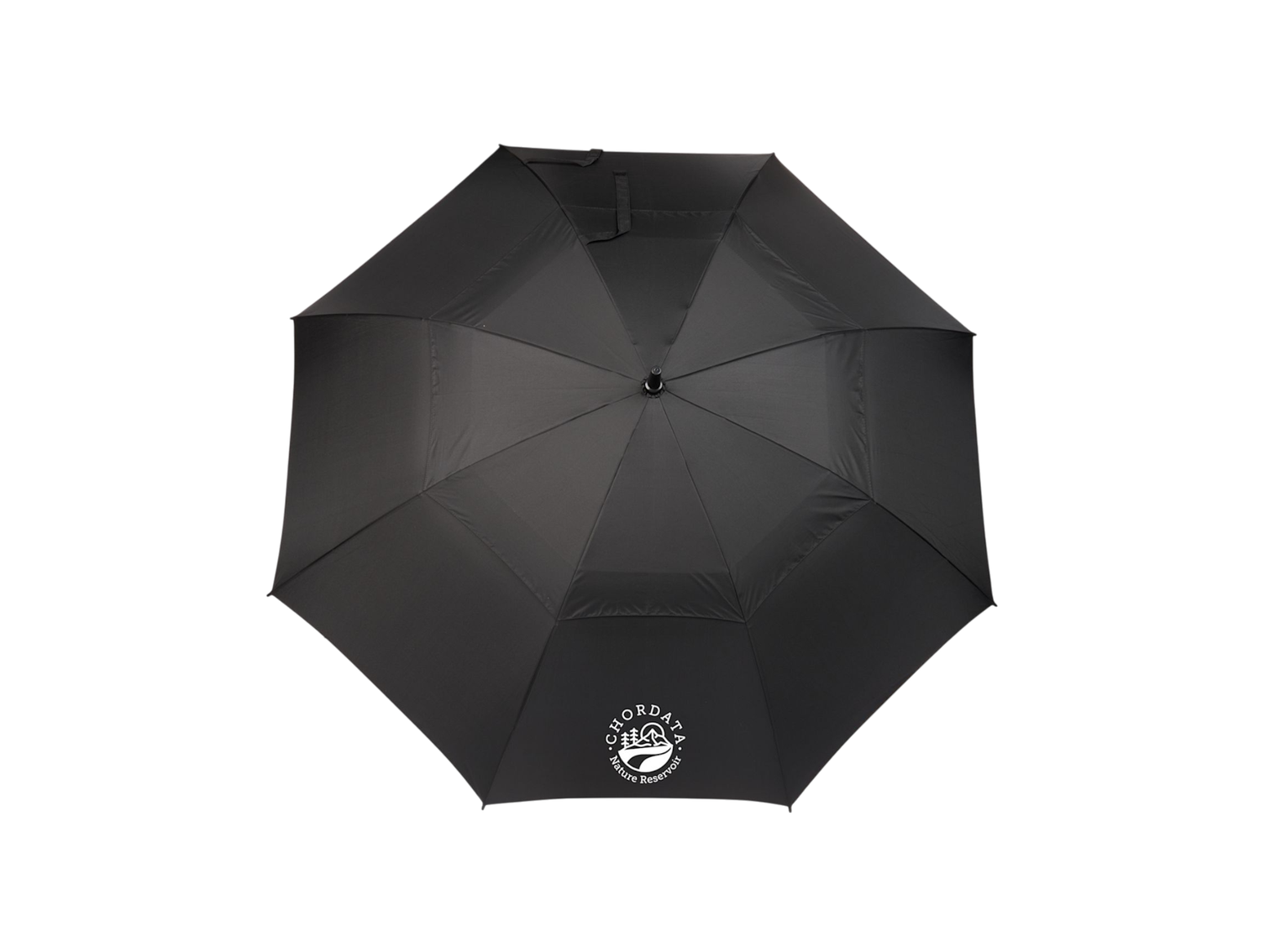 58" Recycled Golf Umbrella with Wooden Handle