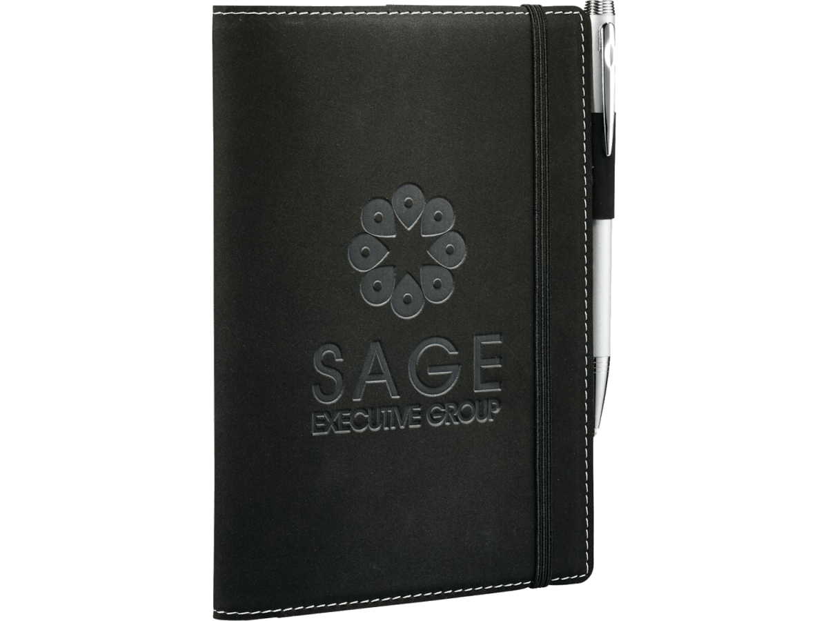5.25" x 7.5" FSC® Mix Revello Refillable Journal - Refillable Journals - SwagWear