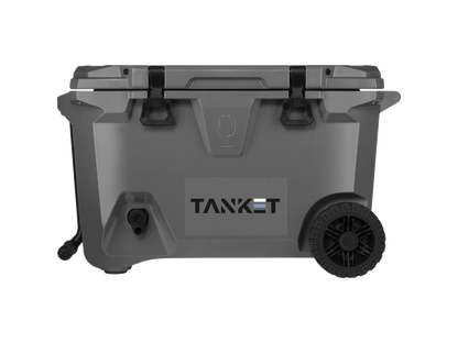 55 Qt. BrüMate BrüTank Rolling Cooler - Charcoal / 48 Cans - Rolling Coolers