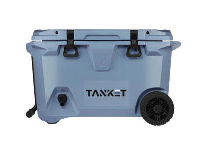 55 Qt. BrüMate BrüTank Rolling Cooler - Denim / 48 Cans - Rolling Coolers