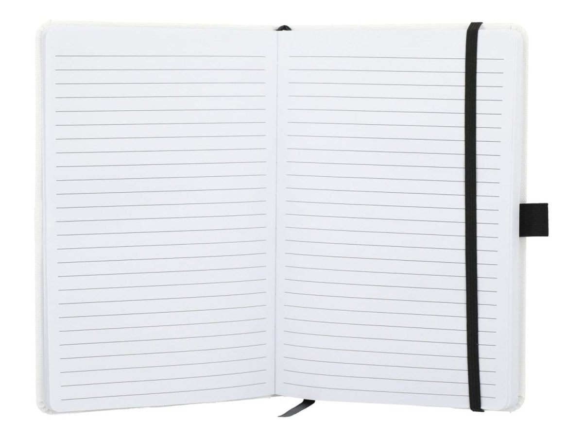 5.5" x 8.5" FSC® Recycled Bamboo Fiber Bound Notebook - Journals - SwagWear
