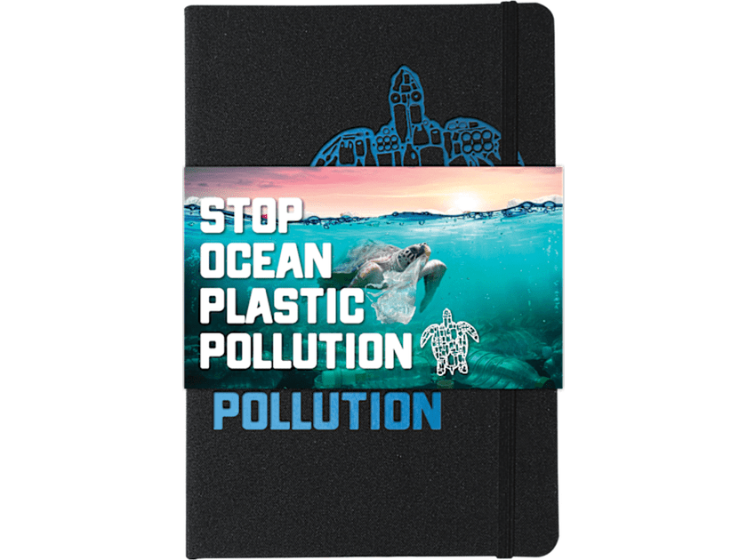 5.5" x 8.5" FSC® Recycled Marine Bound Journal by JournalBooks® - Office - SwagWear