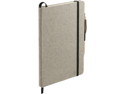 5.5" x 8.5" Recycled Cotton Bound Journal Set - Journal Sets - SwagWear
