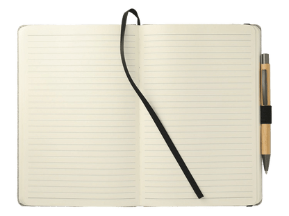 5.5" x 8.5" Recycled Cotton Bound Journal Set - Journal Sets - SwagWear