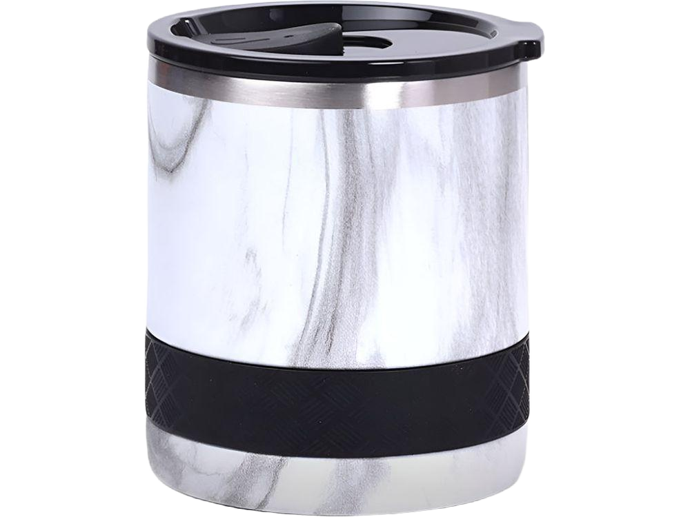 Elemental Recess 10oz Rocks Tumbler - White Marble