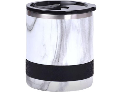 Elemental Recess 10oz Rocks Tumbler - White Marble