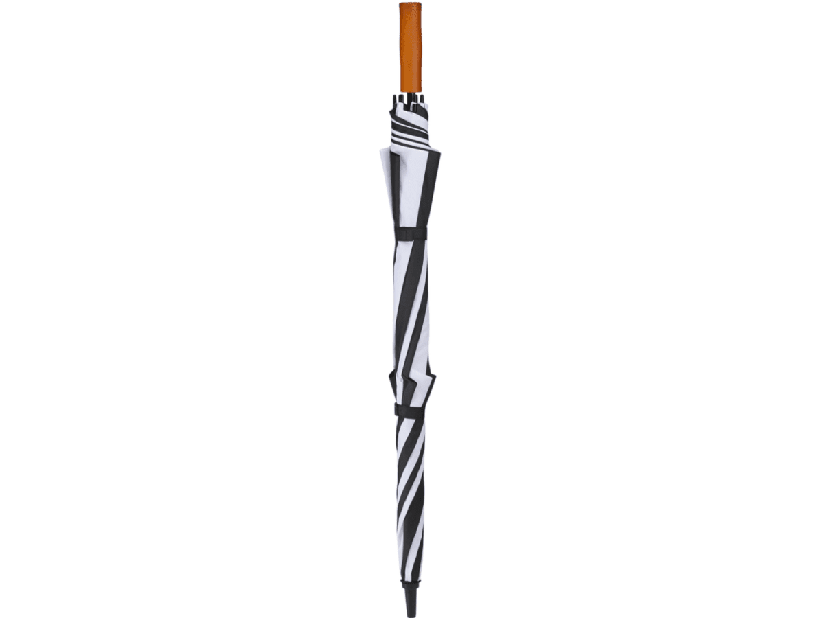 58" Recycled Golf Umbrella with Wooden Handle - Golf Umbrellas - SwagWear