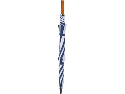 58" Recycled Golf Umbrella with Wooden Handle - Golf Umbrellas - SwagWear