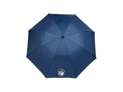 58" Recycled Golf Umbrella with Wooden Handle - Golf Umbrellas - SwagWear