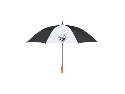 58" Recycled Golf Umbrella with Wooden Handle - Golf Umbrellas - SwagWear