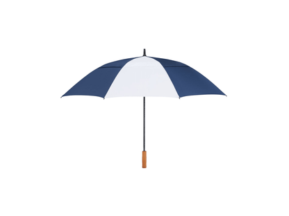 58" Recycled Golf Umbrella with Wooden Handle - Golf Umbrellas - SwagWear