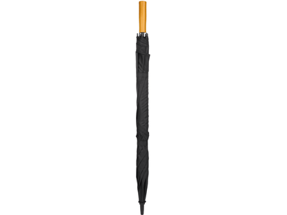 58" Recycled Golf Umbrella with Wooden Handle - Golf Umbrellas - SwagWear