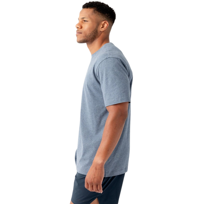 Man in olive tee with white background |Color:Olive