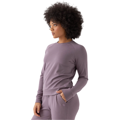Cozy Earth Women's Ultra-Soft Bamboo Pullover Crew