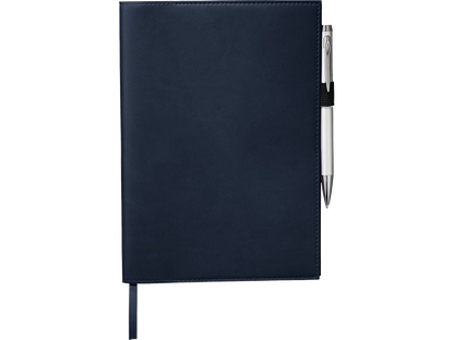 6’’ x 8.5’’ FSC® Mix Pedova™ Refillable Journal - Navy - Refillable Journals