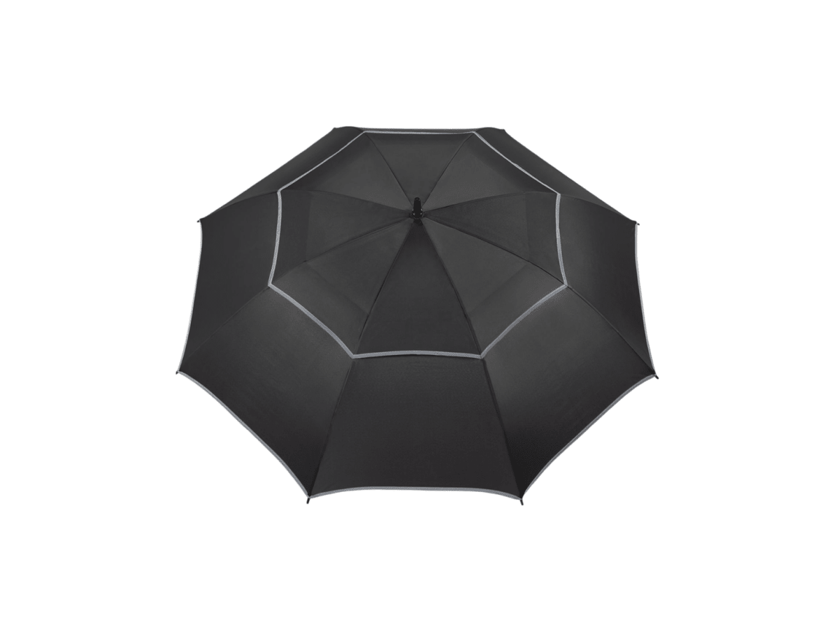 62" RPET Golf Umbrella w/ Reflective Trim - Golf Umbrellas - SwagWear