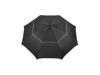 62" RPET Golf Umbrella w/ Reflective Trim - Golf Umbrellas - SwagWear