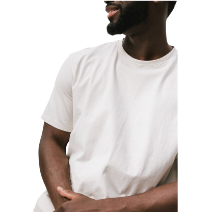 Man in olive tee with white background |Color:Olive