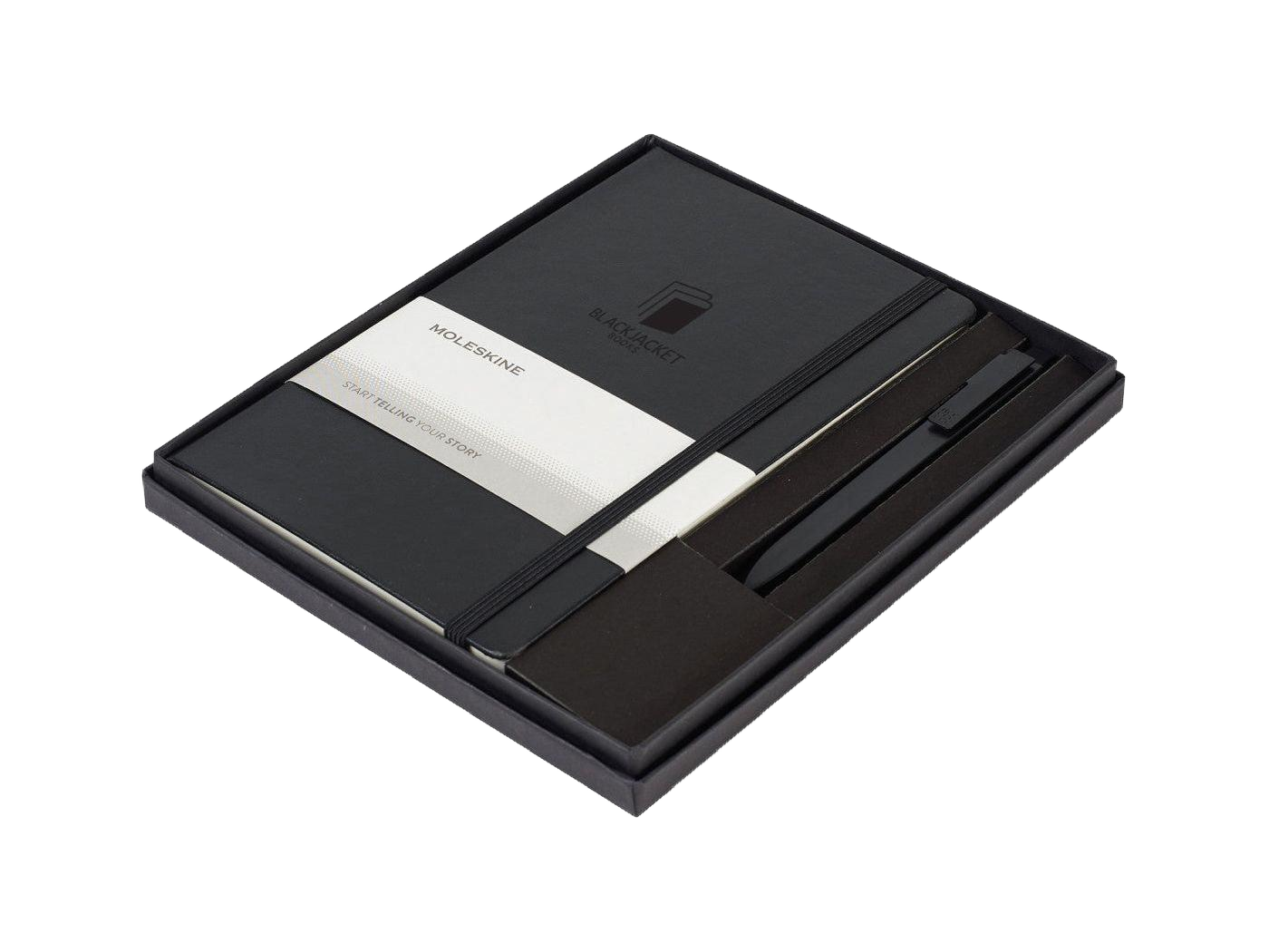 Moleskine® Large Notebook and GO Pen Gift Set