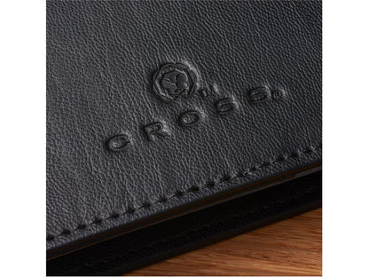 7’’ x 10’’ Cross® Refined Refillable FSC® Notebook - Black - Refillable Notebook