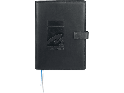 7" x 10" FSC® Mix Uptown Refillable Leather Journal by JournalBooks® - Refillable Journals - SwagWear
