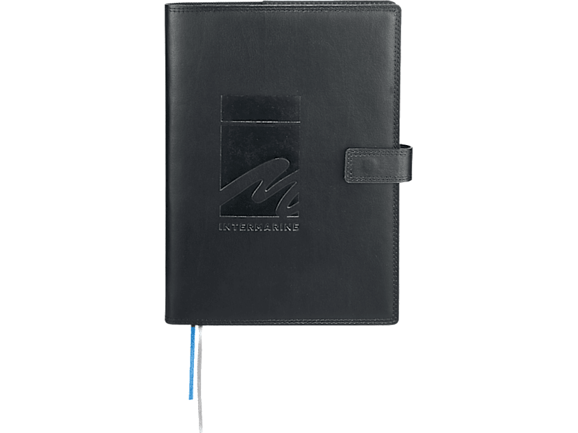 7" x 10" FSC® Mix Uptown Refillable Leather Journal by JournalBooks® - Refillable Journals - SwagWear
