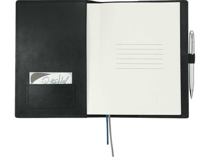 7" x 10" FSC® Mix Uptown Refillable Leather Journal - Refillable Journals - SwagWear