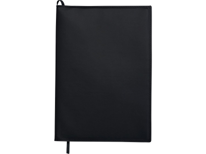 7” x 10” Mela Apple Leather Refillable Journal - Black - Refillable Journals