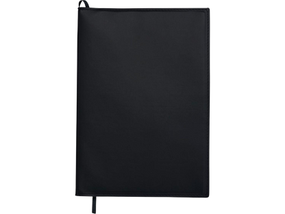 7” x 10” Mela Apple Leather Refillable Journal - Black - Refillable Journals