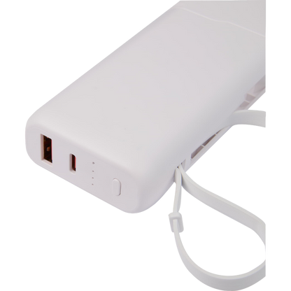 UL Listed 10,000 mAh 20W PD Power Bank with AC Plug