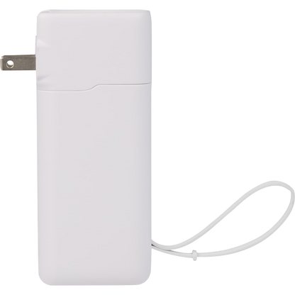 UL Listed 10,000 mAh 20W PD Power Bank with AC Plug