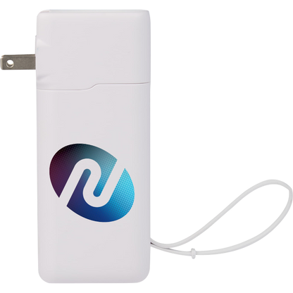 UL Listed 10,000 mAh 20W PD Power Bank with AC Plug